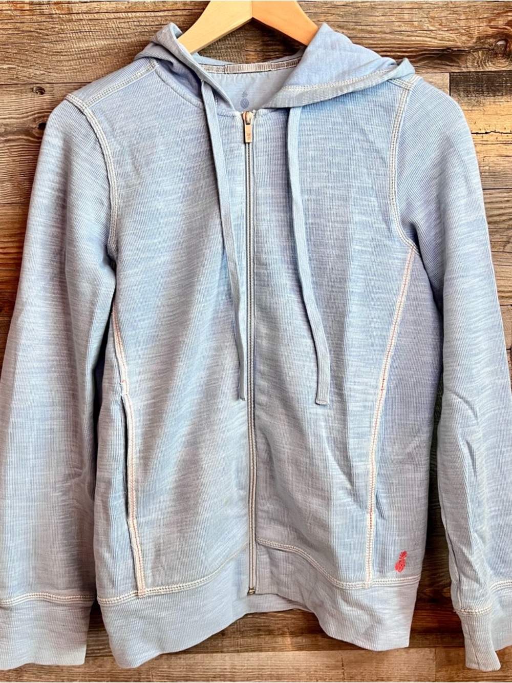 FLASH SALE✨Tommy Bahama Aruba Full-zip Hoodie Sweatshirt, Light Blue